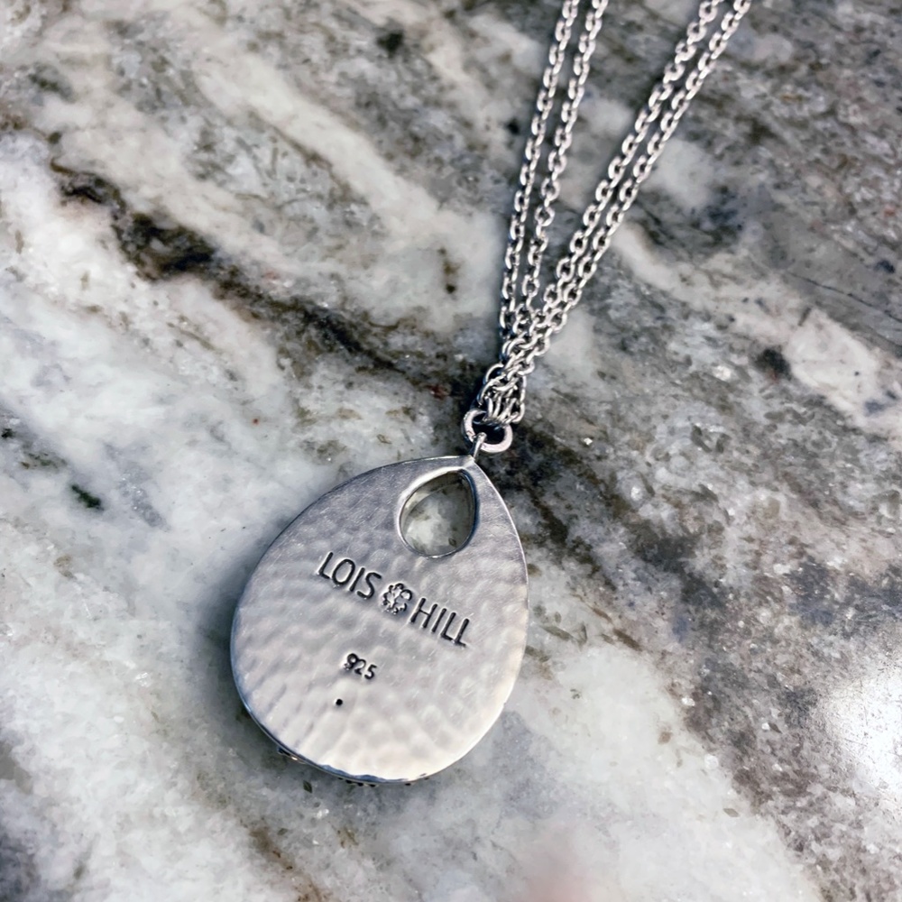 Lois Hill 2 strand Filigree scroll oval necklace. Incredible detail. Beautiful!! - Picture 2 of 5